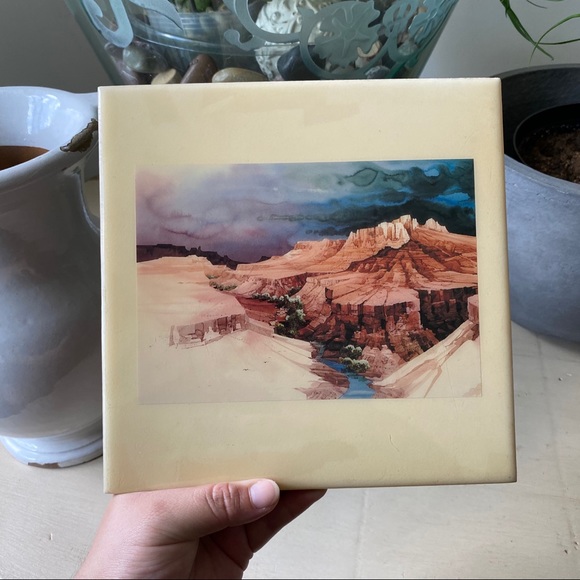 Other - SOLD Vintage Southwestern Ceramic Art Tile